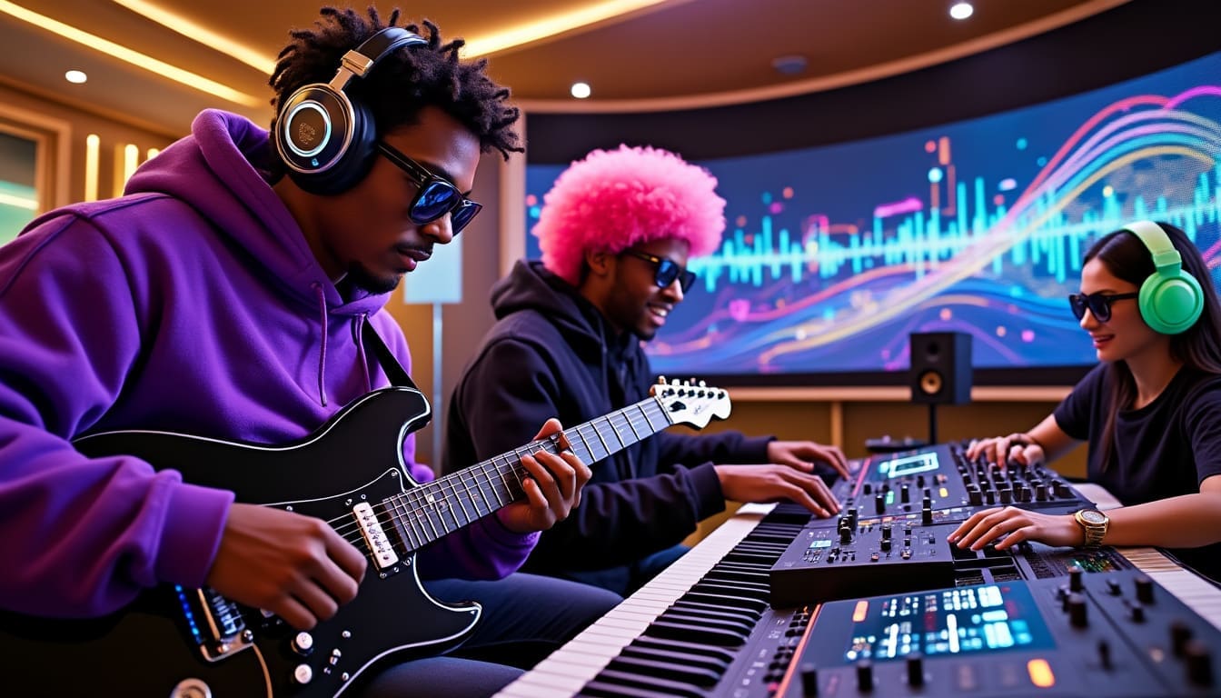 découvrez comment l'intelligence artificielle transforme l'industrie musicale : création, production, recommandations personnalisées et nouvelles opportunités pour les artistes et producteurs.