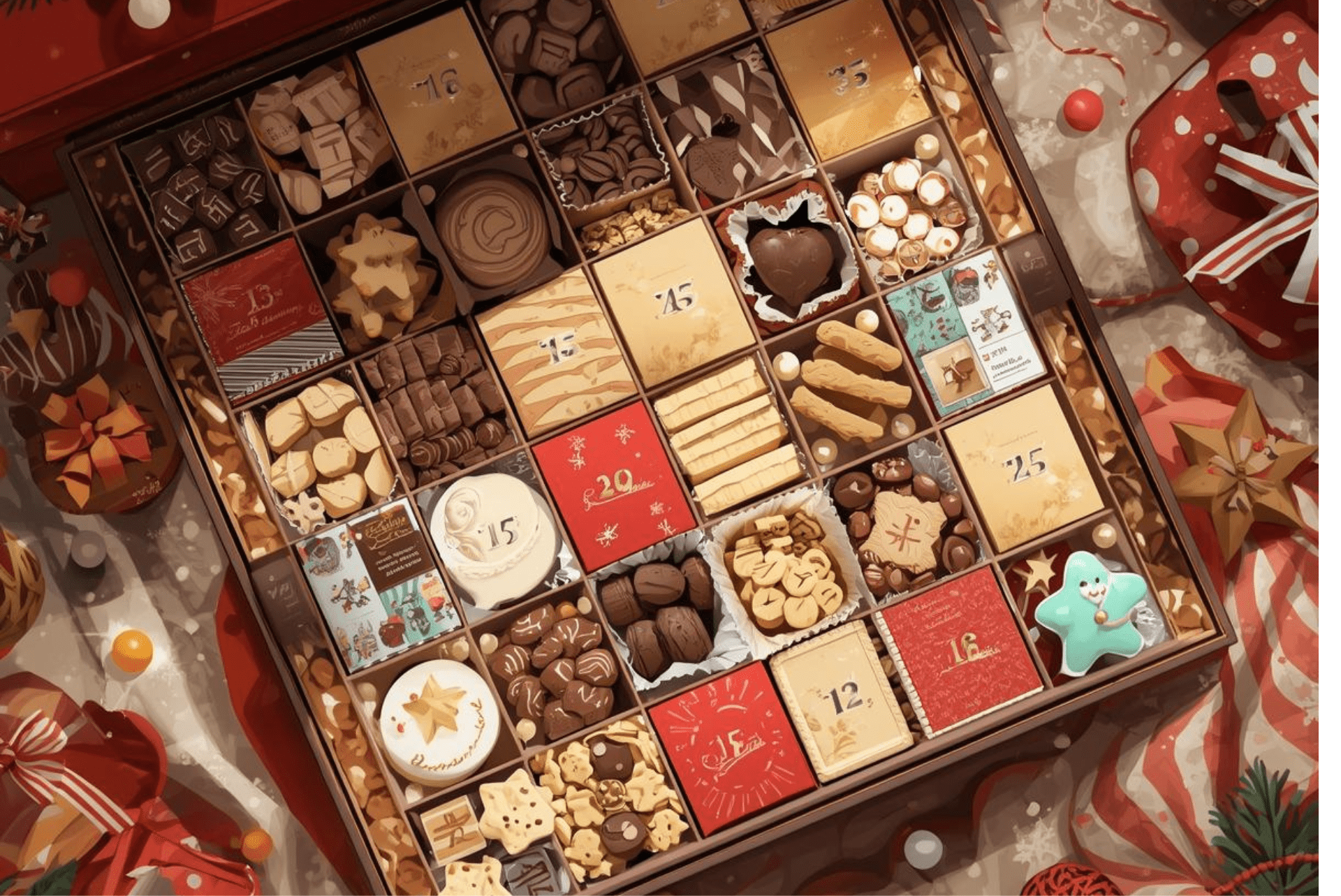 calendrier de l'avent gourmand