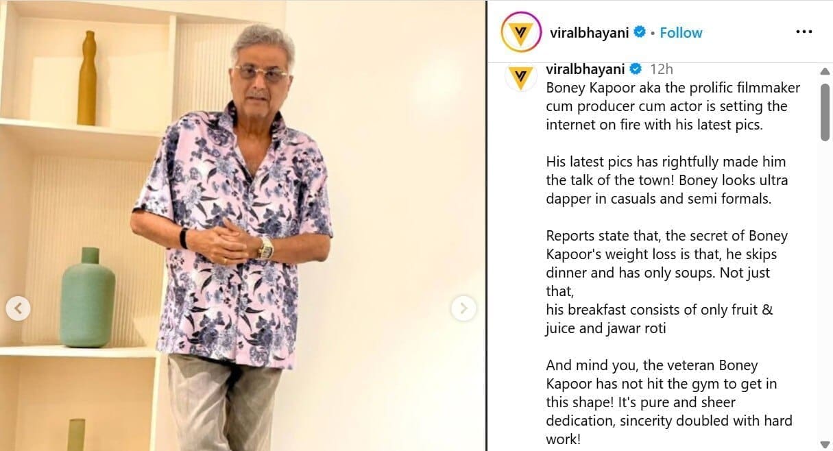 découvrez comment boney kapoor a réussi à perdre 26 kg grâce à un régime de jus efficace et naturel. inspirez-vous de son parcours pour atteindre vos objectifs de santé.
